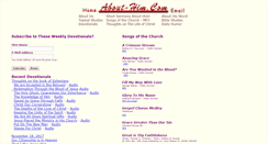 Desktop Screenshot of about-him.com